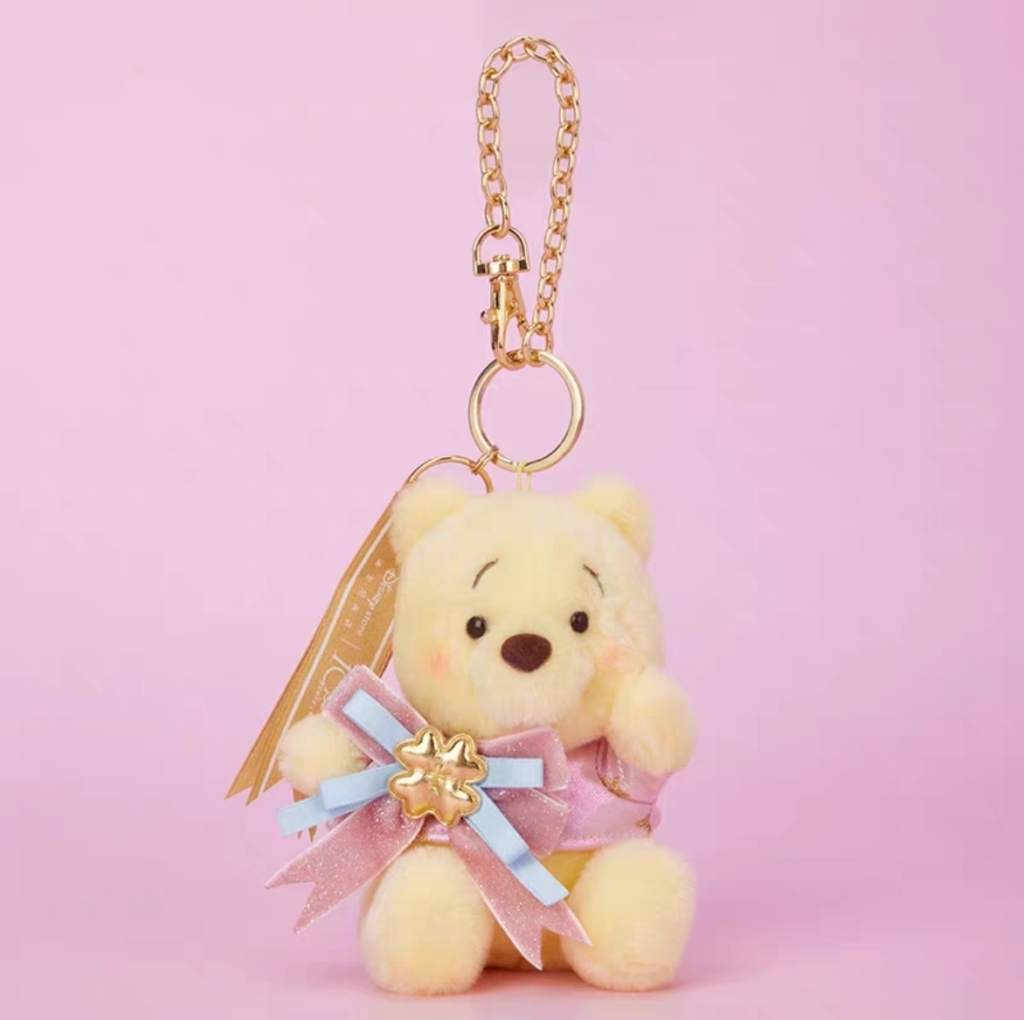 小熊維尼 POOH 掛件  RIBBON PARTY   DISNEY STORE 10th YEARS  DSM2505A