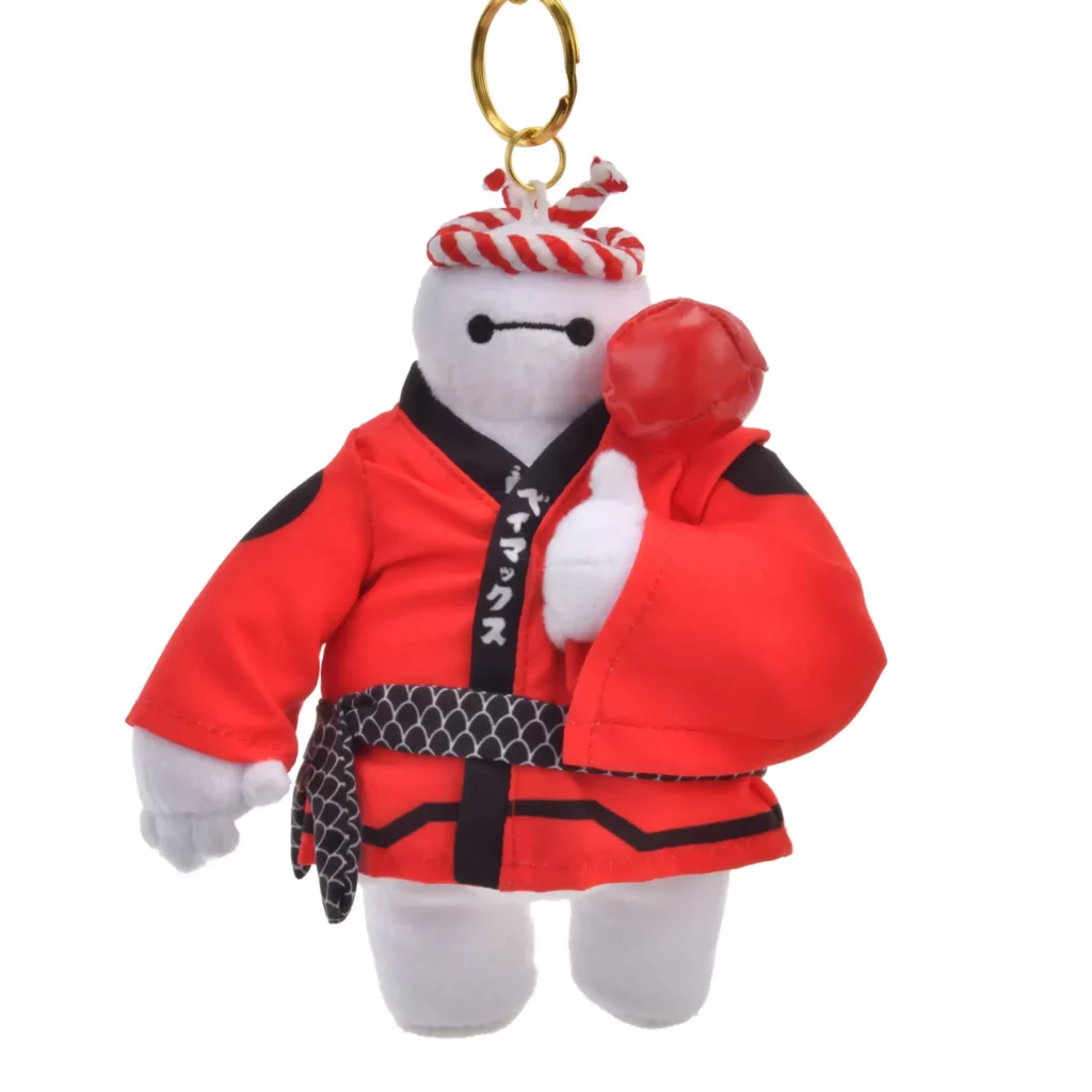 BAYMAX 夏祭掛件 ベイマックス ぬいぐるみキーホルダー・キーチェーン カタカナ はっぴ Japanese Matsuri  DSJ2507H