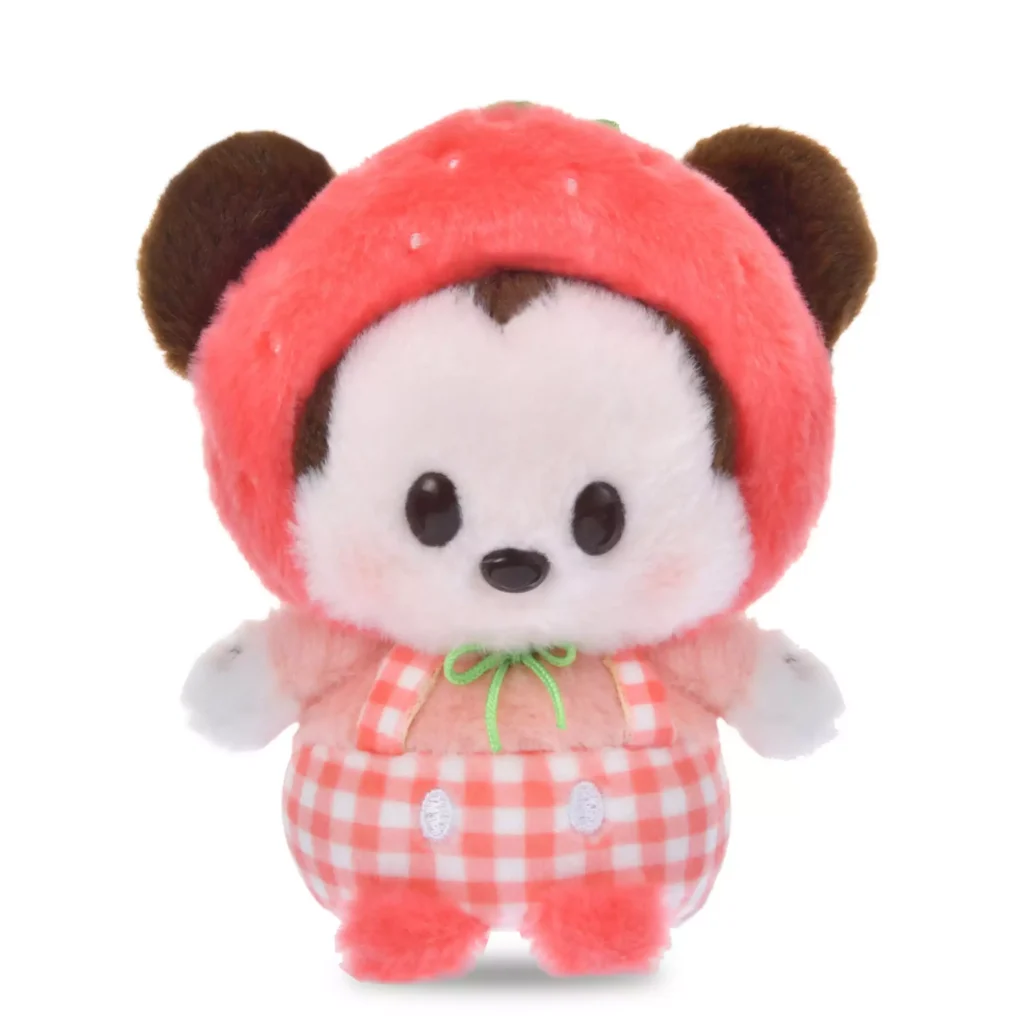 【URUPOCHA】 Mickey 士多啤梨 ミッキー ぬいぐるみ うるぽちゃちゃん Fruit  DSJ2601L