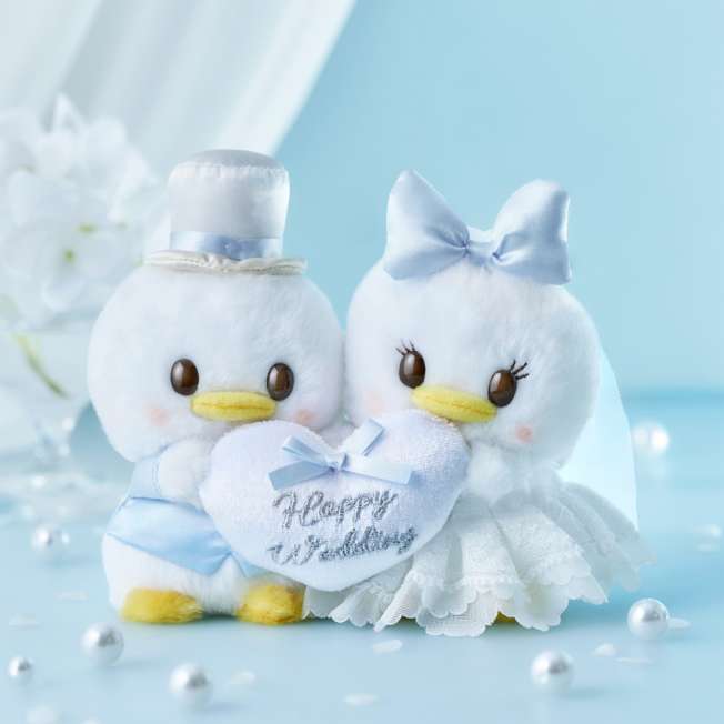 【URUPOCHA】ドナルド&デイジー ぬいぐるみ うるぽちゃちゃん Wedding DSJ2605C