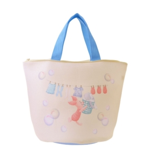 小熊維尼 環保袋 プーさん&ピグレット 洗濯ネット トートバッグ型 BATH & LAUNDRY DSJ2606P