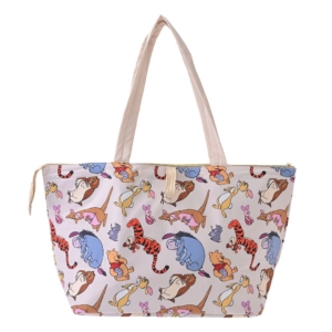 小熊維尼 プー&フレンズ 保冷バッグ 折りたたみ式 総柄 Cool Tote DSJ2606P