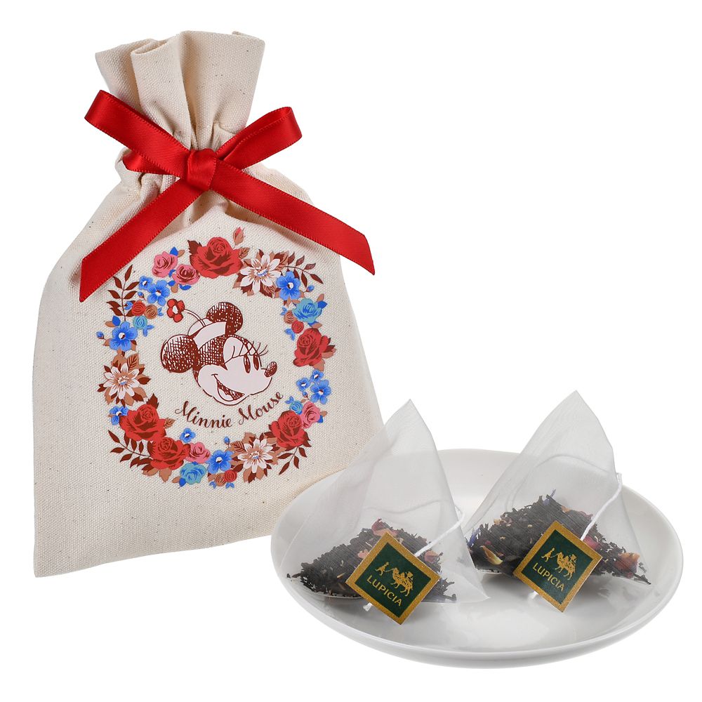 茶包連印花索袋 束口袋 【LUPICIA】ミニー フレーバードティー 巾着入り Gift DSJ2606E