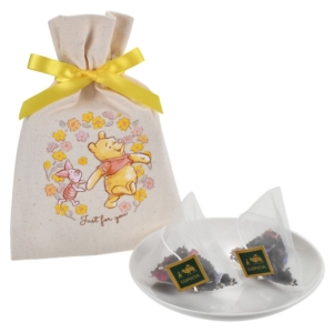 茶包連印花索袋 束口袋 【LUPICIA】プーさん&ピグレット フレーバードティー 巾着入り Gift DSJ2606E