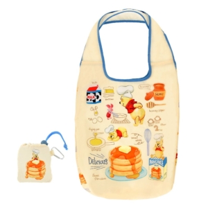環保袋 プーさん＆ピグレット ショッピングバッグ・エコバッグ カラビナ付き POOH HUNNY DAY 2026 DSJ2607G DSJ2607P