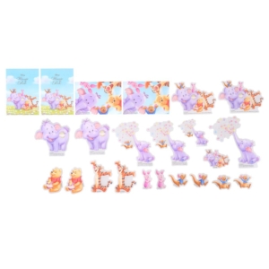 貼紙 プー＆フレンズ シール・ステッカー クリア 貼ってはがせる Sticker Collection Roo ＆ Lumpy - From the Winnie-the-Pooh DSJ2607H
