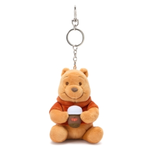 公仔 Winnie the Pooh ''Fall Vibes'' Plush Keychain Bag Charm – 4 1/2'' – Exclusive DSUS2608A