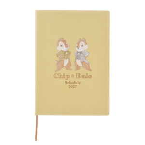 チップ＆デール 手帳・スケジュール帳 B6 CALENDAR ＆ ORGANIZER 2027 DSJ2608A