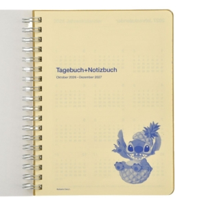 【デルフォニックス】リロ、スティッチ、スクランプ Rollbahn Diary L 手帳・スケジュール帳 CALENDAR ＆ ORGANIZER 2027 DSJ2608A