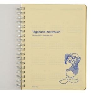 【デルフォニックス】ドナルド＆フレンズ Rollbahn Diary L 手帳・スケジュール帳 CALENDAR ＆ ORGANIZER 2027 DSJ2608A