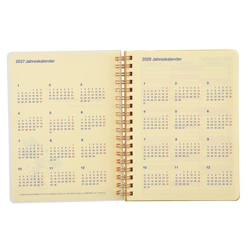 disney-4550586328556-4.jpg 【デルフォニックス】ミニー&フレンズ Rollbahn Diary L 手帳・スケジュール帳 CALENDAR & ORGANIZER 2027 DSJ2608A