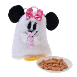 束口袋 かりんとう 巾着入り 蓄光 カラビナ付き Minnie Ghost Ever Green DSJ2608E