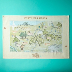 Disney Winnie the Pooh 100 Aker Wood Tea Towel DSUK2608