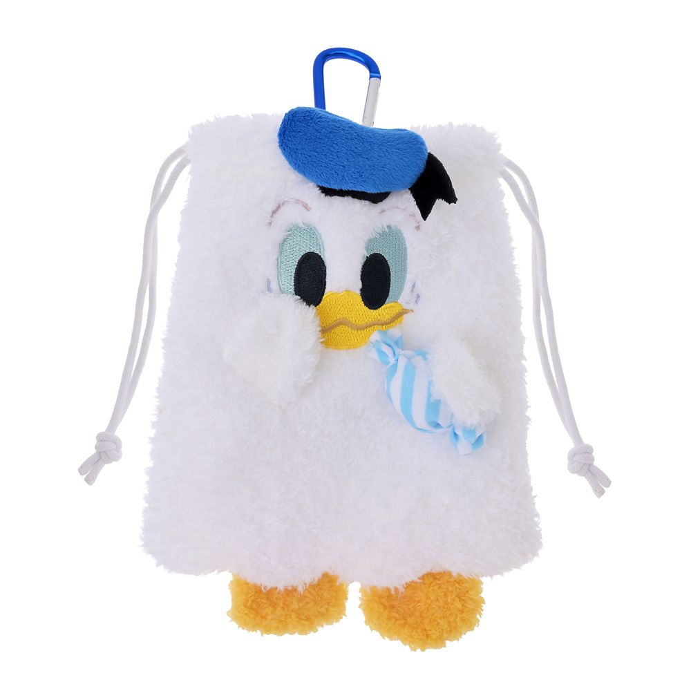 disney-4550586359697-3.jpg 束口袋 かりんとう 巾着入り 蓄光 カラビナ付き Donald Ghost Ever Green DSJ2608E
