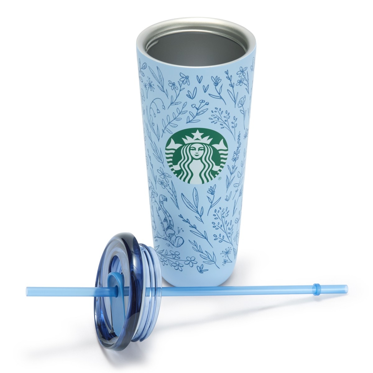 disney-433131282906-4.jpg STARBUCKS ! 小熊維尼 Winnie the Pooh and Pals 24 oz. Stainless Steel Travel Tumbler with Straw DSUS2609