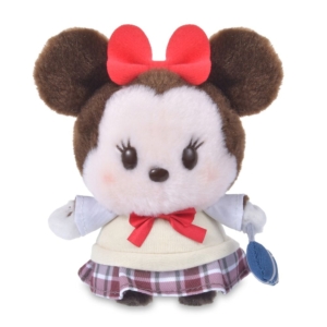 ［ URUPOCHA ］米妮 毛絨公仔 ミニー ぬいぐるみ うるぽちゃちゃん 秋冬 学生風 DSJ2610D