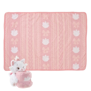 毛毯 マリー おしゃれキャット ブランケット ぬいぐるみ付き ニットマフラー Warm Goods DSJ2610H