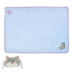 毛毯 ルシファー ブランケット ポーチ入り 足跡 Warm Goods DSJ2610H