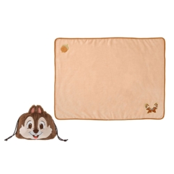 毛毯 チップ＆デール ブランケット ポーチ入り どんぐり Warm Goods DSJ2610H