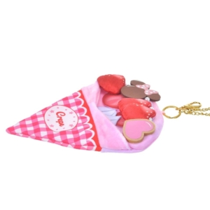 MINNIE 公仔匙扣套 ミニー キーホルダー・キーチェーン いちご Crepe Pocket DSJ2610B