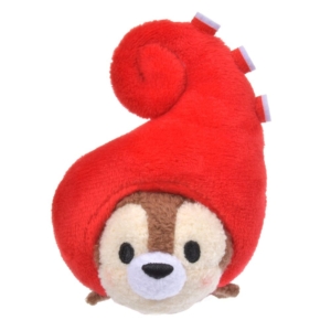毛絨公仔 ツムツム ぬいぐるみ チップ ミニ(S) おでん TSUM TSUM DSJ2610E