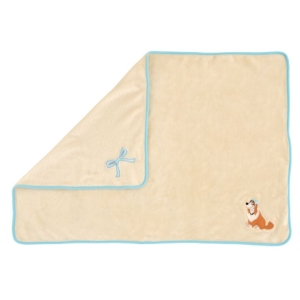 毛毯 ナナ ブランケット ポーチ入り リボン Warm Goods DSJ2610H