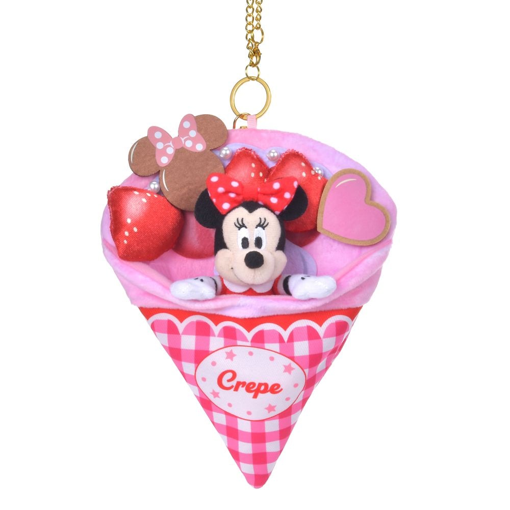 disney-4550586460577-4.jpg MINNIE 公仔匙扣套 ミニー キーホルダー・キーチェーン いちご Crepe Pocket DSJ2610B